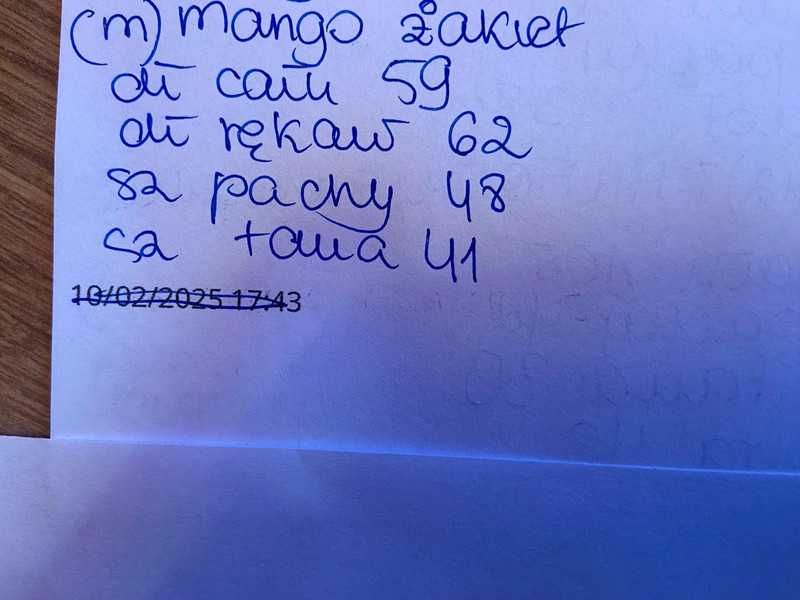 Mango mng zakiet kratka pepitka granat blazer marynarka 36 38