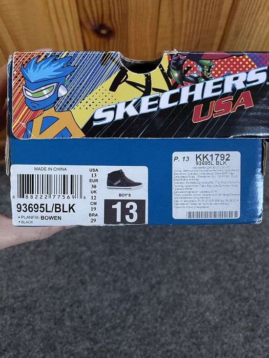 Ботинки хайтопы кеды Skechers