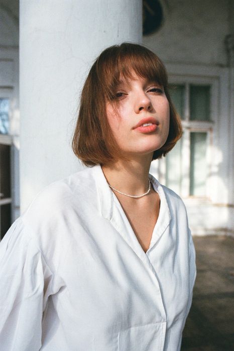 Намисто кольє чокер з перлів galitsky