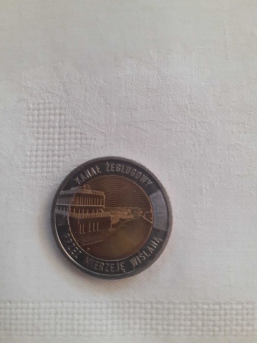 Moneta kolekcjonerska "Kanał Żeglugowy przez Mierzeję Wiślaną"