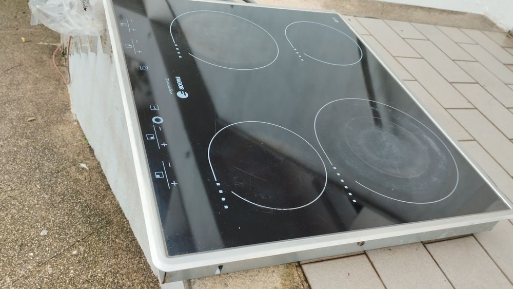 Placa vidro cerâmica tatil da Fagor