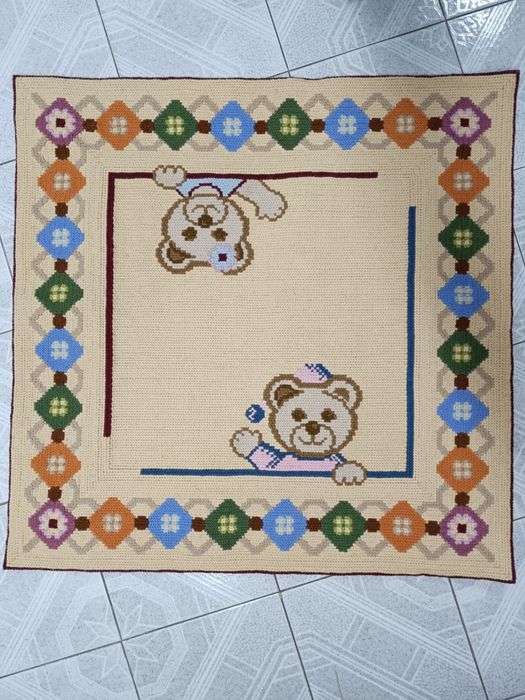 Tapete arraiolos 1mx1m