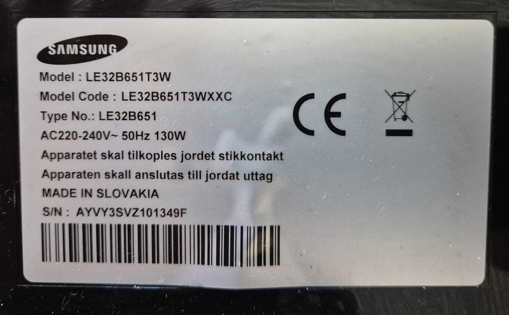 TV LCD Samsung Full HD 32" Serie 6 B651