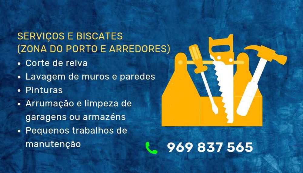 Serviços e biscates no Porto e arredores