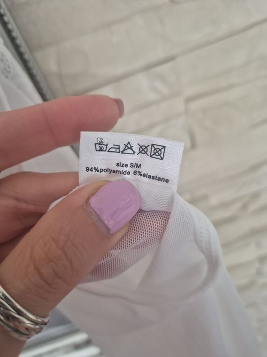 Biała koszula nocna Obsessive S/M