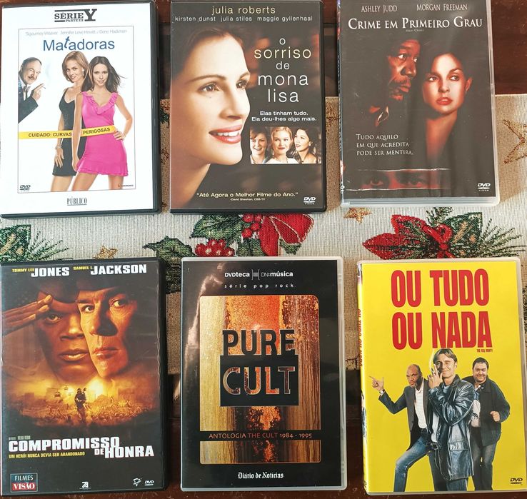 DVDs Originais em muito bom estado