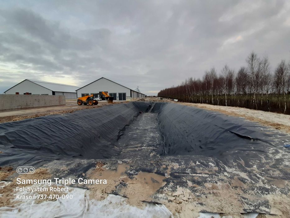Folia PVC do oczek wodnych stawów Geomembrana gr 1.0mm