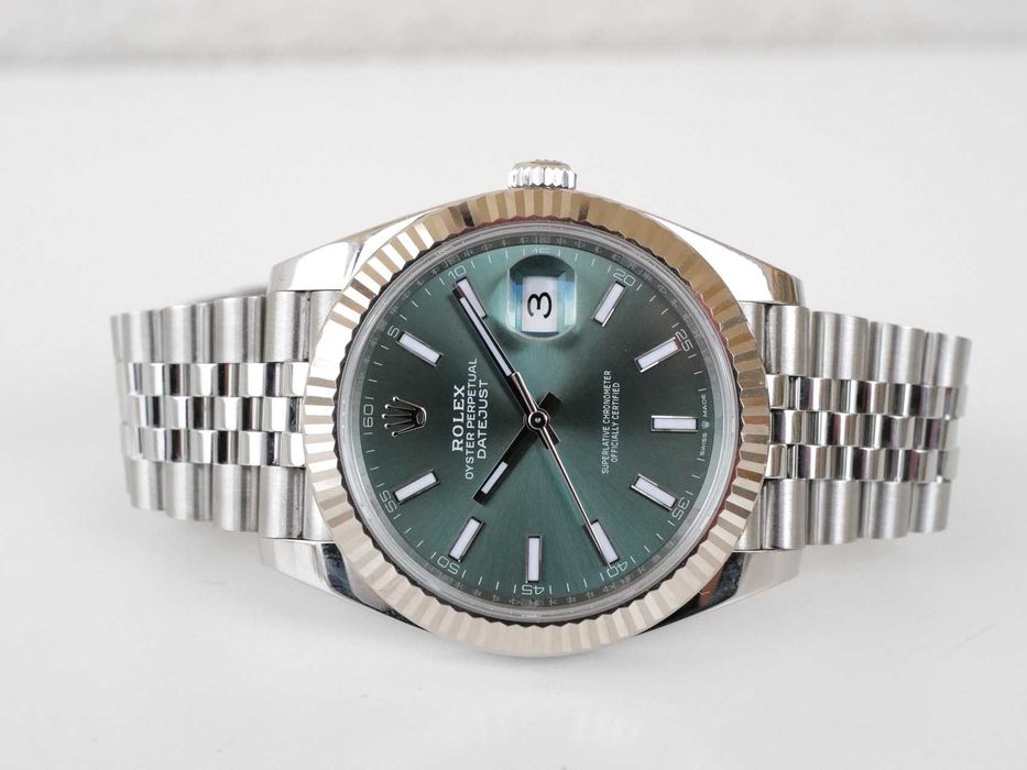 Rolex Datejust 41 mm Mint Green Dial Jubilee (2025)