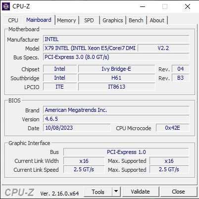 Материнская плата S2011 Н79 с процессором 8 ядер Intel Xeon Е5-2650 V2