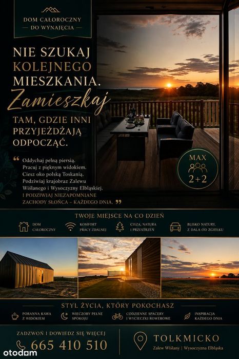 Wynajmę Domek 35m2