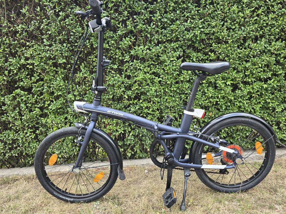 Składak 7 przerzutek  B'TWIN TILT 500 – Stan Jak NowY! (Wciąż ma kolce na oponach!) Rower składany aluminiowy lekki.OKAZJA