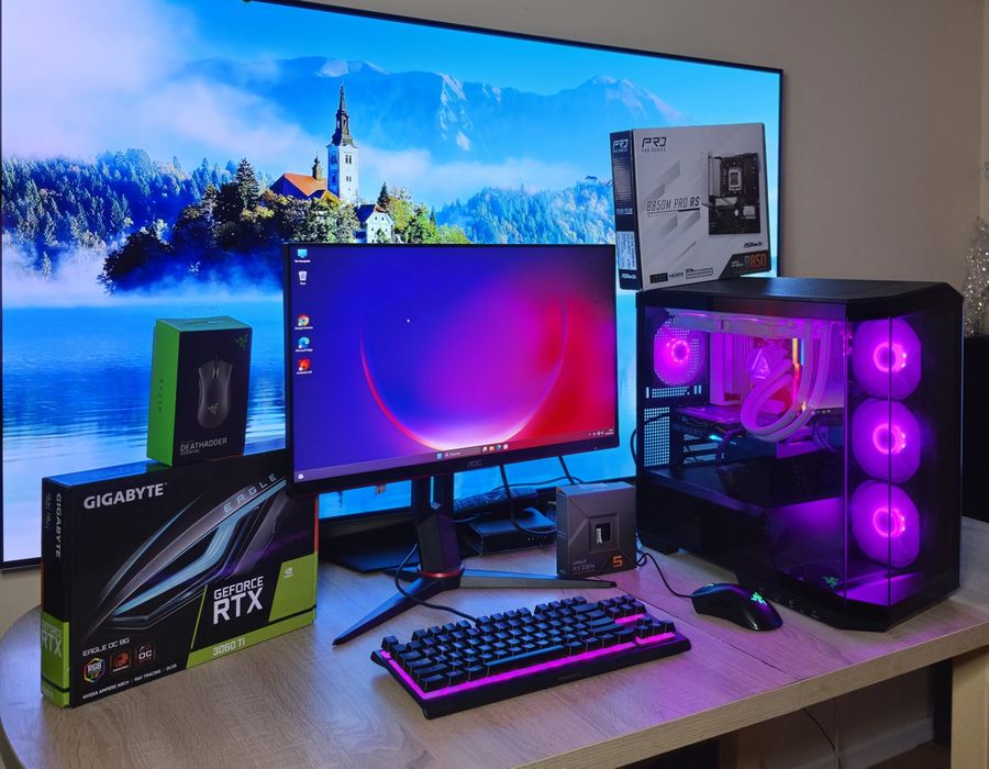 Zestaw/am5/r5/RTX3060ti/DDR5 32gb/240hz