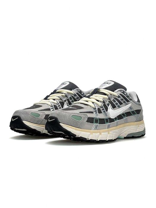 Кросівки Nike P-6000 WMNS Grey Black Green premium i89