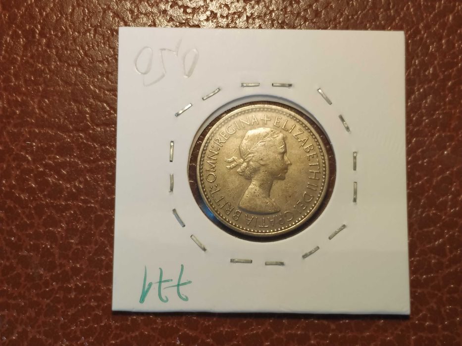 771 Moeda de one shilling de 1953 Escudo Inglês - Reino Unido
