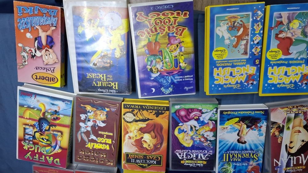 Bajki n kasetach VHS walt disney