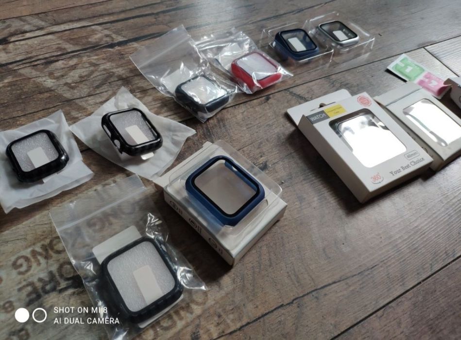 Etui Iphone 45 mm SE 4 / 5 / 6 apple watch szkło case aw