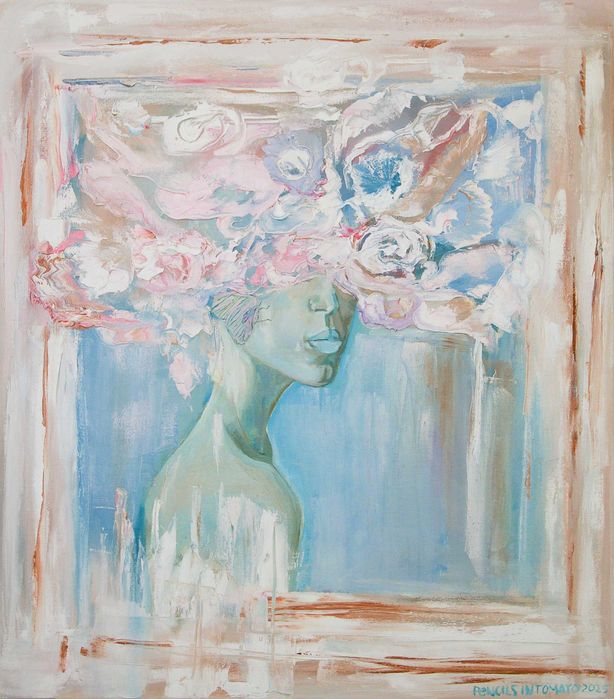 Картина Vanilla в пастельних тонах