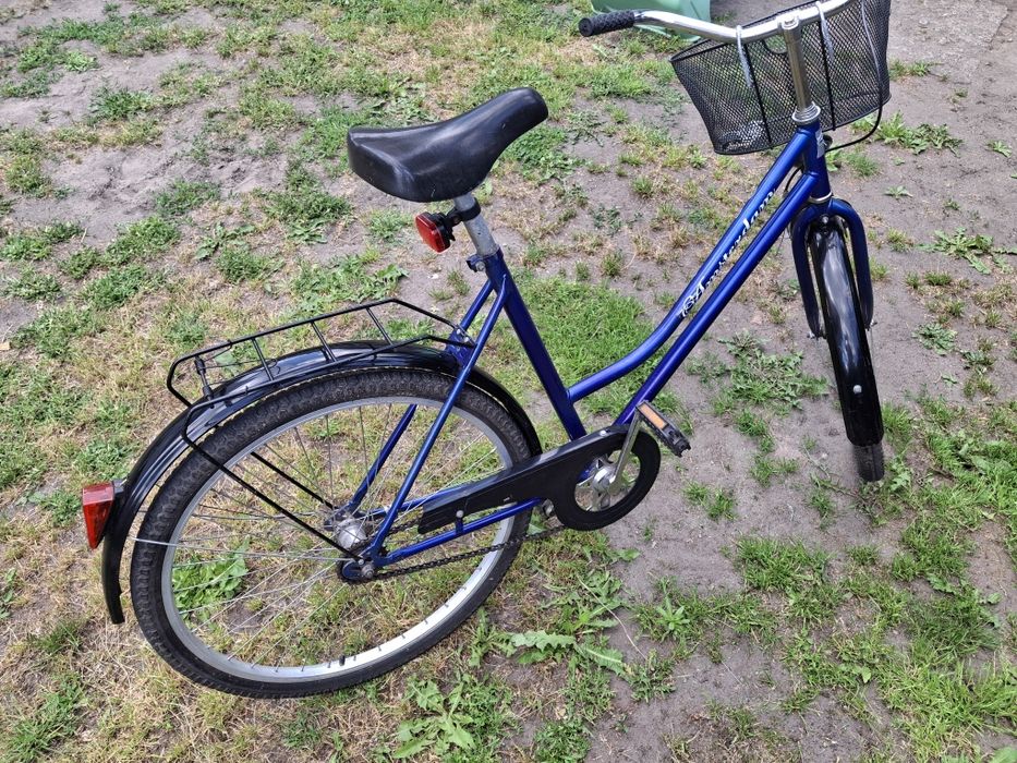 Rower miejski damka Amsterdam koła 26 cali koszyk + gratis kufer