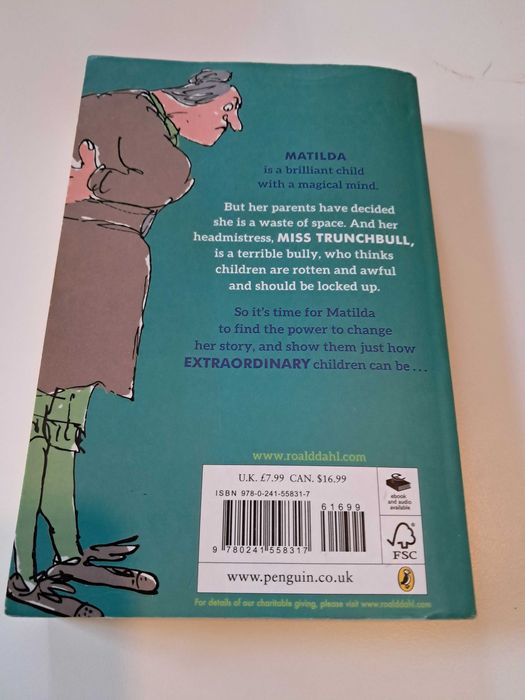 Livro Matilda Roald Dahl