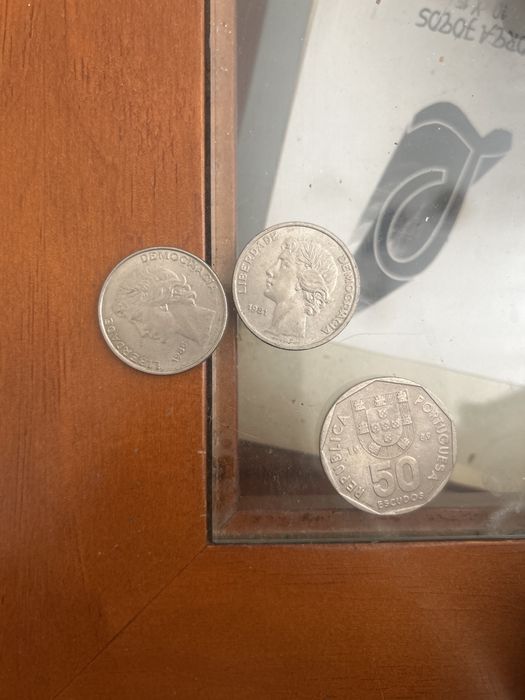 Moedas antigas 1971- 1999