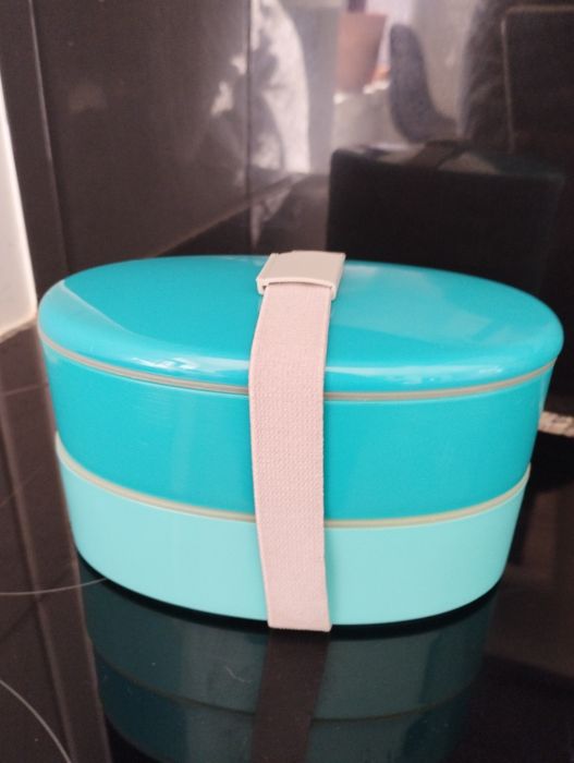 Lancheira com 3 compartimentos