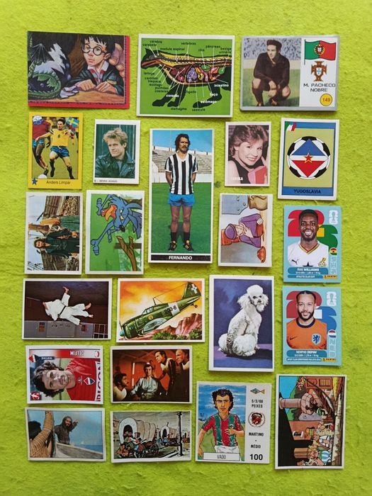 8 lotes de CROMOS ANTIGOS + 2 Cromos Mundial 2026