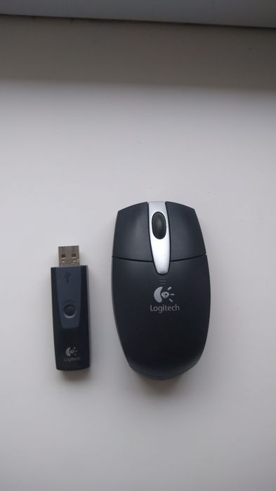 Бездротова мишка Logitech + USB ресивер