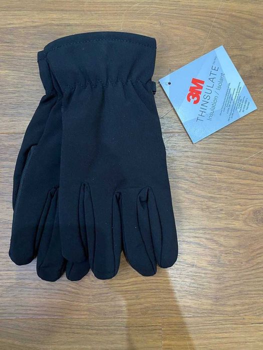 Зимові рукавиці Mil-Tec Softshell Thinsulate Олива L, XLЧорні S