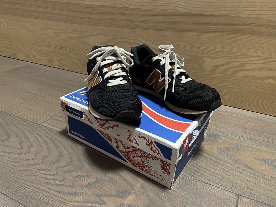 кросівки new balance 574 чорні (37р)