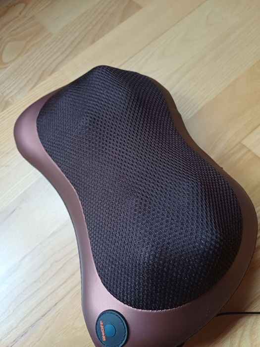 Массажная подушка инфракрасный роликовый массажер для шеи спины ног