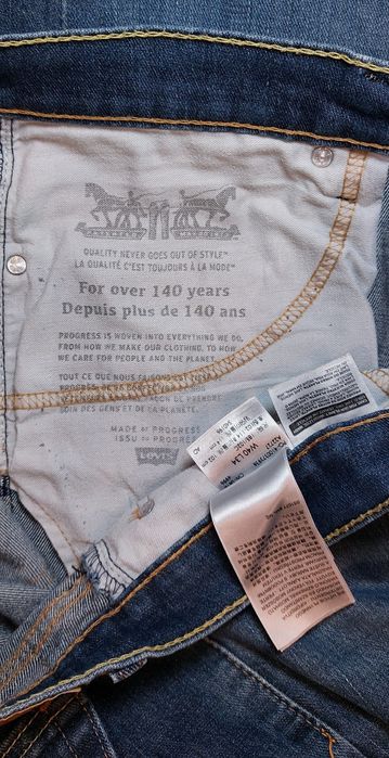 Оригинальные мужские джинсы Levi Strauss & Co 514, W40 L34