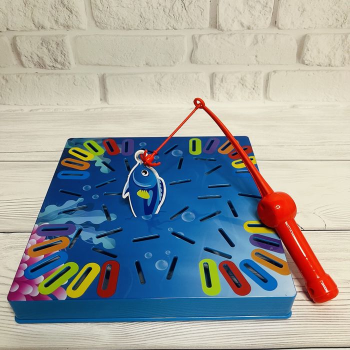 Рибалка дитяча з гачками, гра на розвиток памʼяті