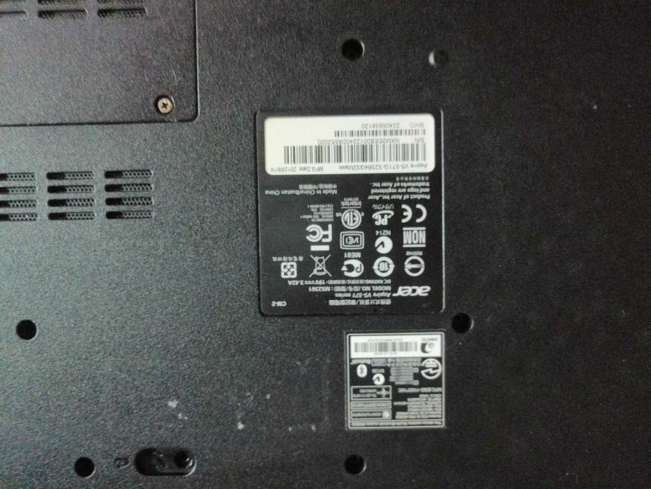 Portátil Acer V5 571G