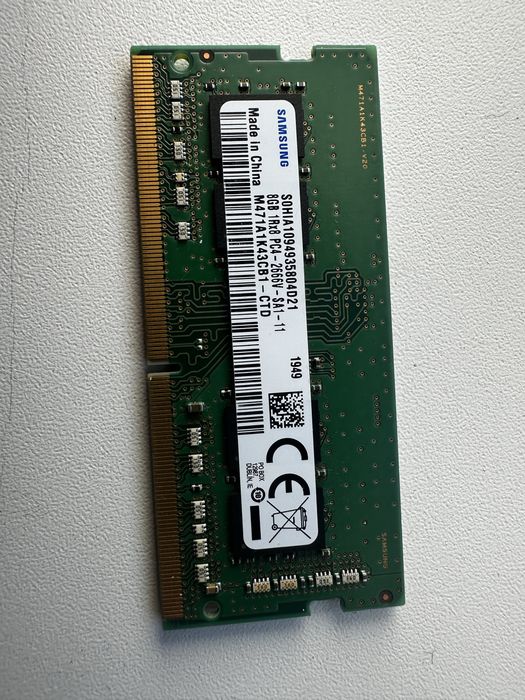 Оперативна память samsung ddr 4, 8 gb
