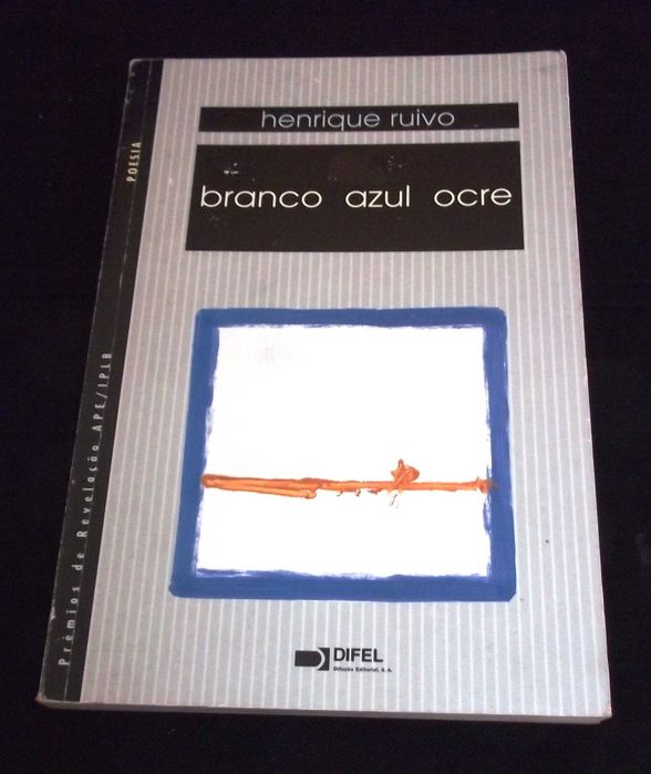 Livro Branco Azul Ocre Henrique Ruivo Difel
