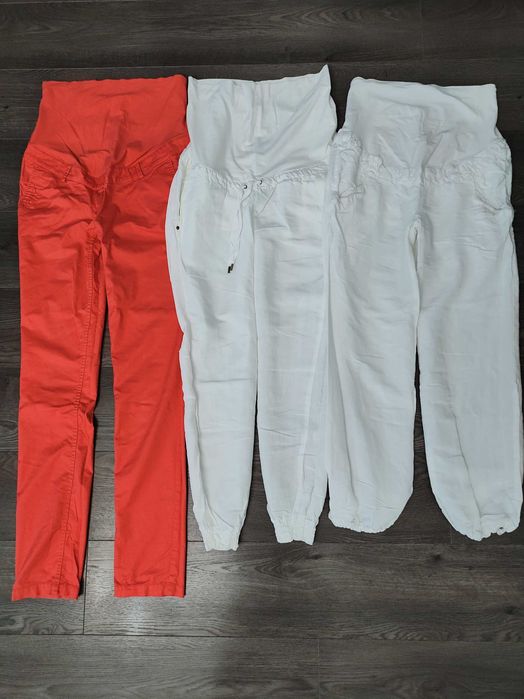 H&M spodnie ciążowe 38 3 sztuki