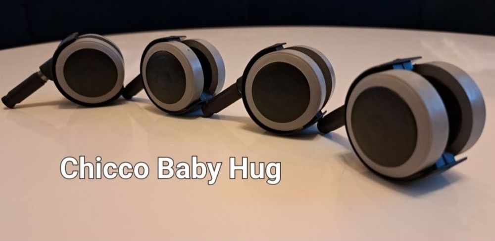 Nowe kółka do łóżeczka, leżaczka Chicco Baby Hug 4w1 Air hicco hag