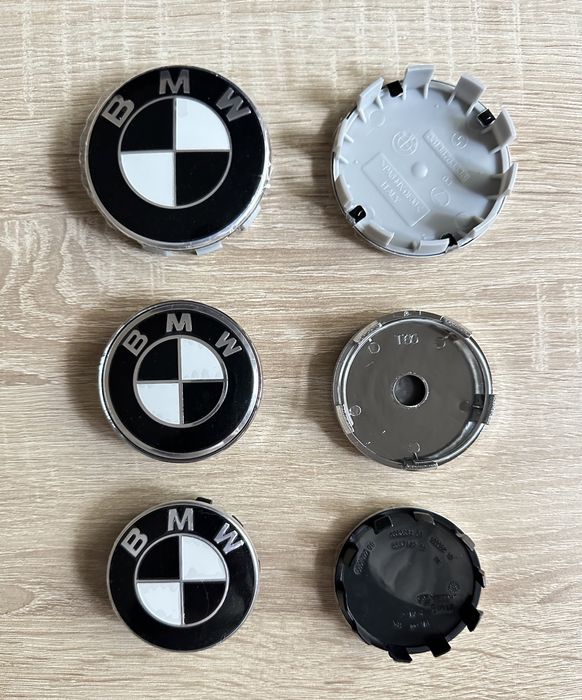 Conjunto 4 Centros Tampas Jantes BMW 56mm 60mm 65mm 68mm 75mm