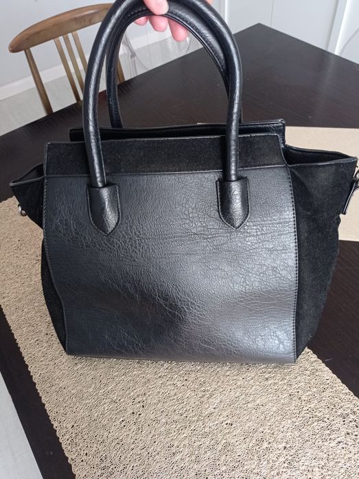 Totebka Stradivarius skóra plus zamsz