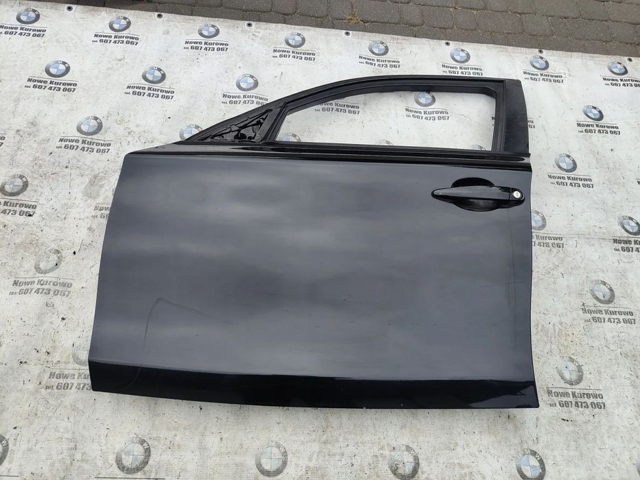 BMW E87 Drzwi lewe przednie przód Black Sapphire 475