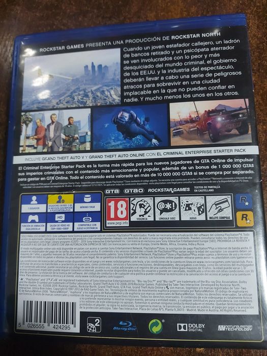 Sprzedam gta 5 na ps4