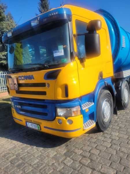 Scania P400 asenizacyjny,Beczka,szambiarka,4 osie