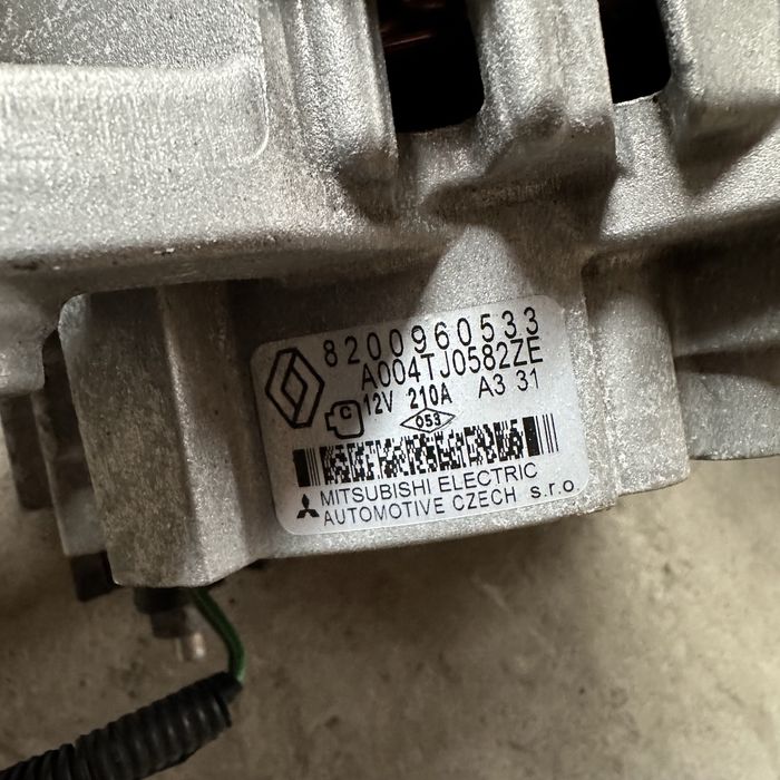Генератор 1.5 2.0 Dci 210А 12V Renault Laguna 3 Megane 3 Scenic 3