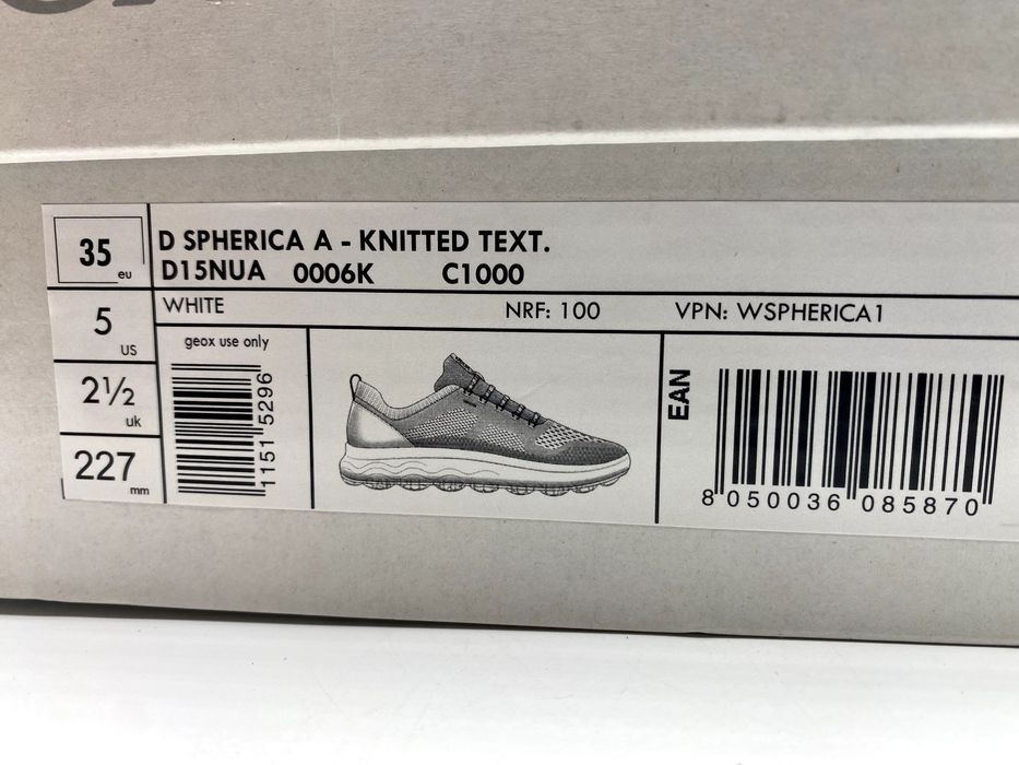Geox Sneakersy D Spherica rozmiar 35