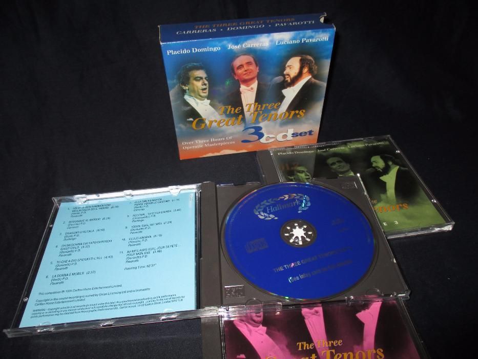 Three Great Tenors três grandes tenores box 3 cd