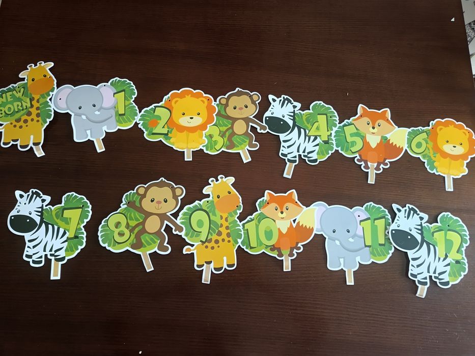 Baner na roczek na zdjęcia zwierzątka