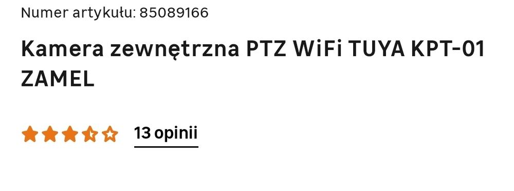 Kamerka tuya 3mp.obrotowa