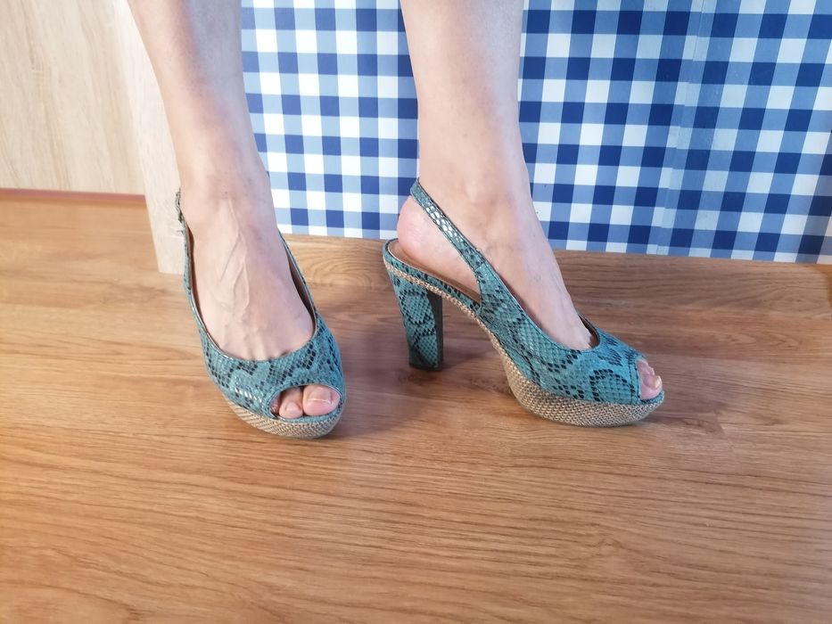 Buty sandały na korku Jennifer