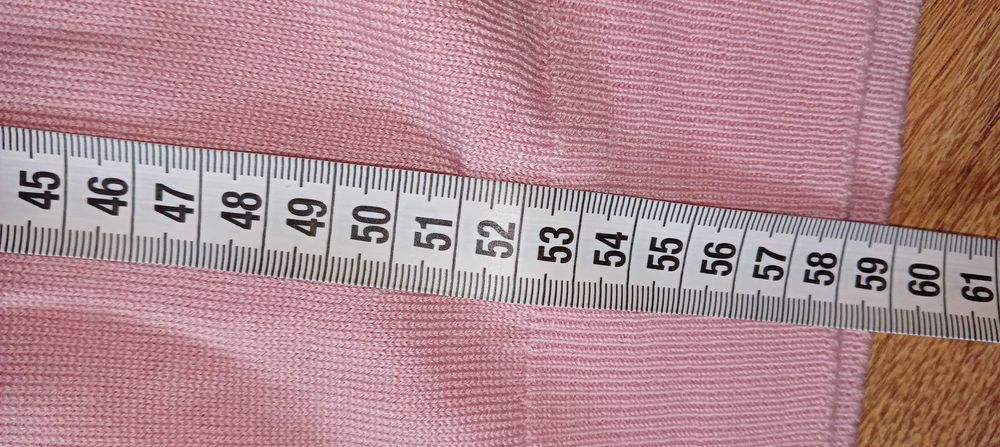 Nowy różowy sweter wełniany wełna 100% pure new wool