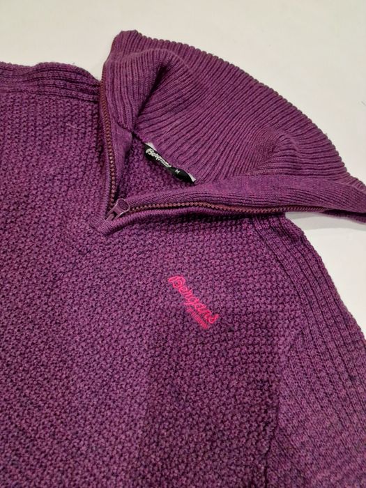 Bergans Merino 100% sweter golf roz,M,38,s,36